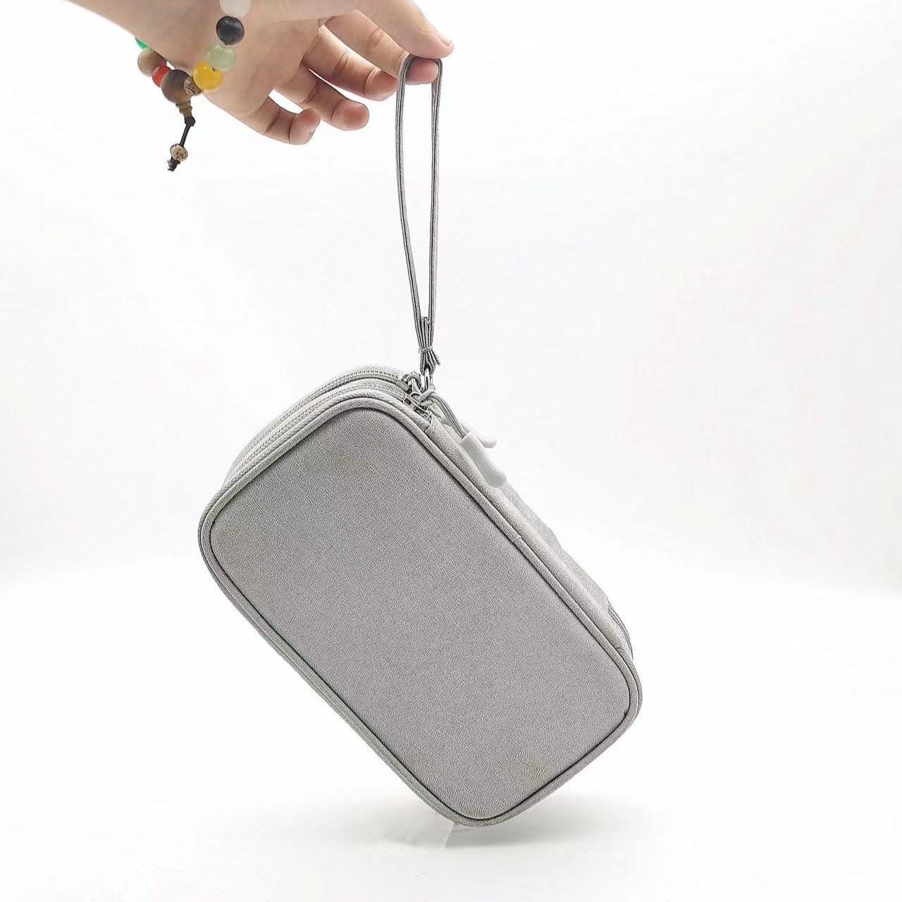 Large Multi-Layer Digital Accessories Storage Bag, Power Hard Drive Protector, Dust-Proof Charging Cable & Earphone Case, Travel Organization Pouch