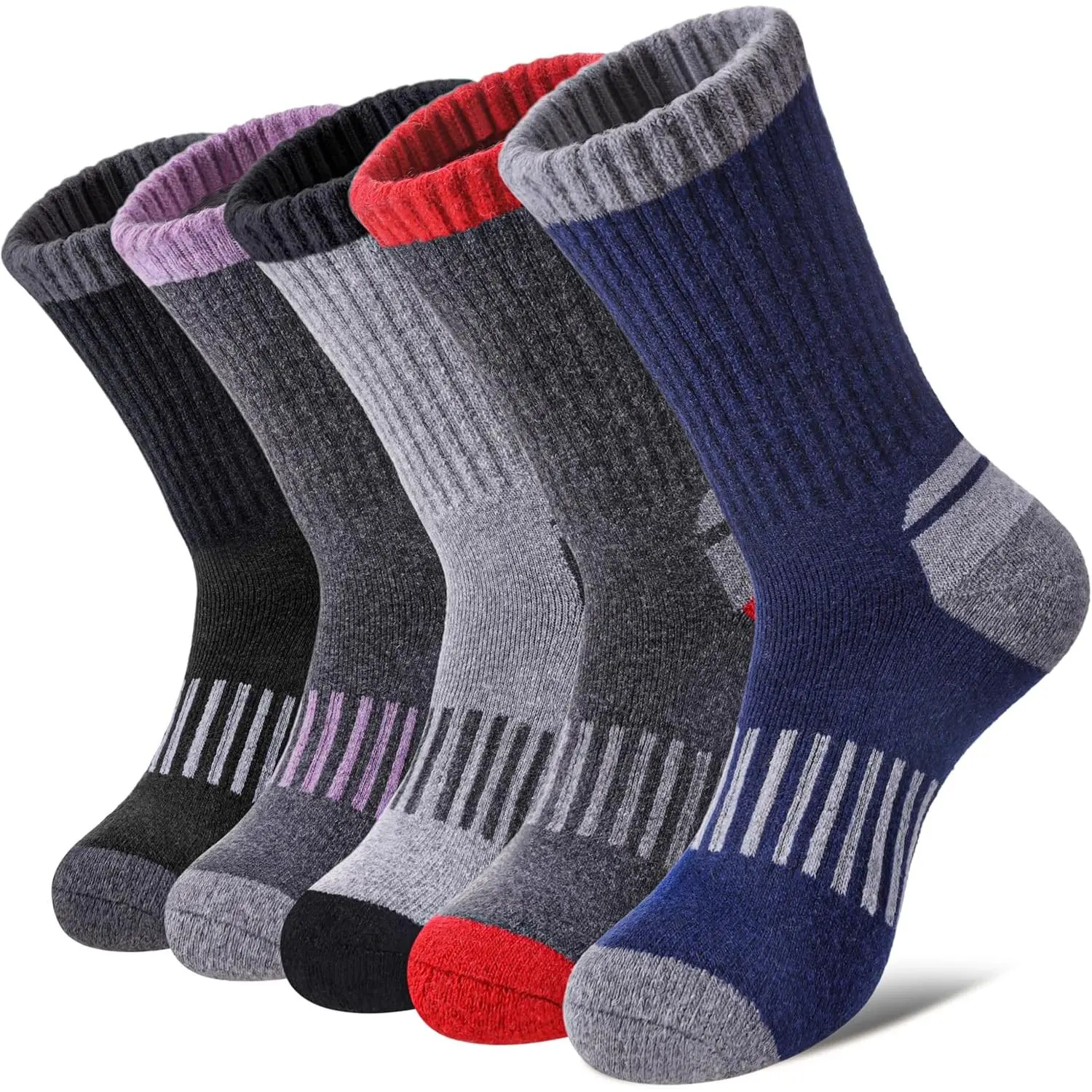 Dark Pinstripes 5 Pairs