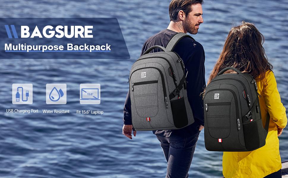 Bruno Cavalli Laptop Backpack #8381 for Men & Women, Durable Waterproof Polyester with USB Charging Port College Bookbag Work Daypack Quick Access Front Pocket Breathable Mesh Back Panel Travel Essentials Carrier Space Bruno Cavalli Laptop Backpack #8381 for Men & Women, Durable Waterproof Polyester with USB Charging Port College Bookbag Work Daypack Quick Access Front Pocket Breathable Mesh Back Panel Travel Essentials Carrier Space