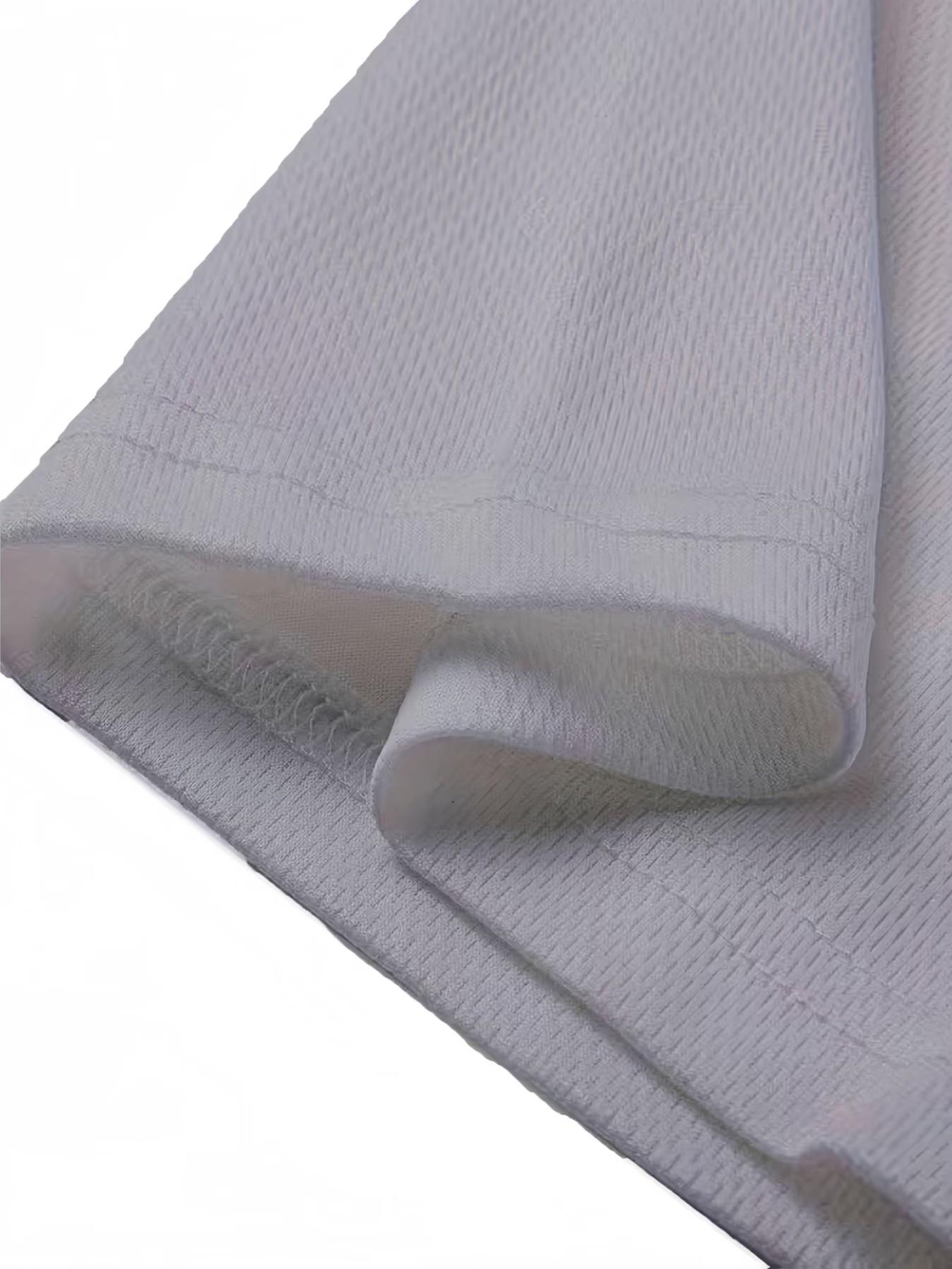 Men's Fashion Short Sleeve T-Shirts Set, Geometric Print, Round Neck, Casual Long Top, Slim Fit, All Seasons, Gift for Dad or Son