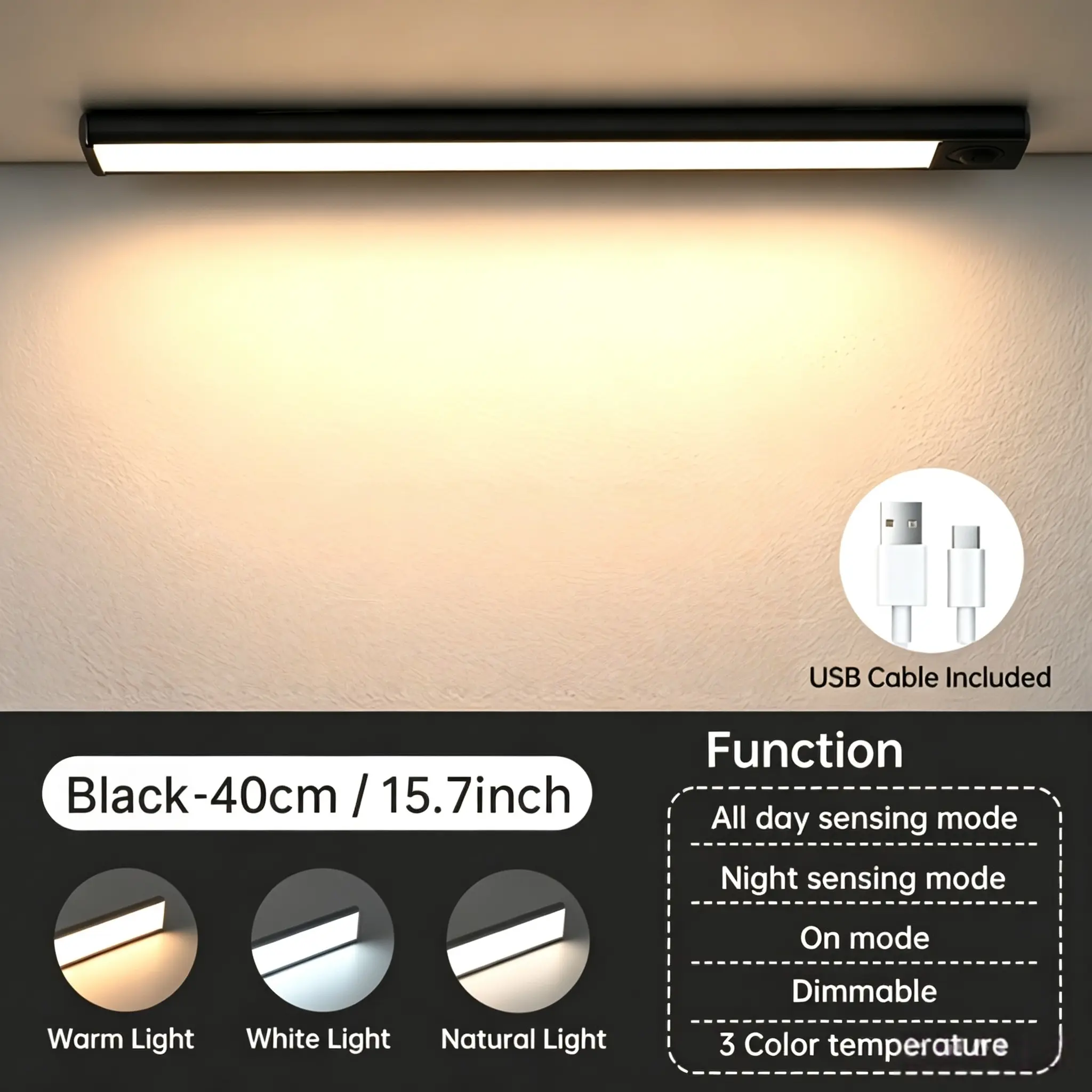 Black 40 cm