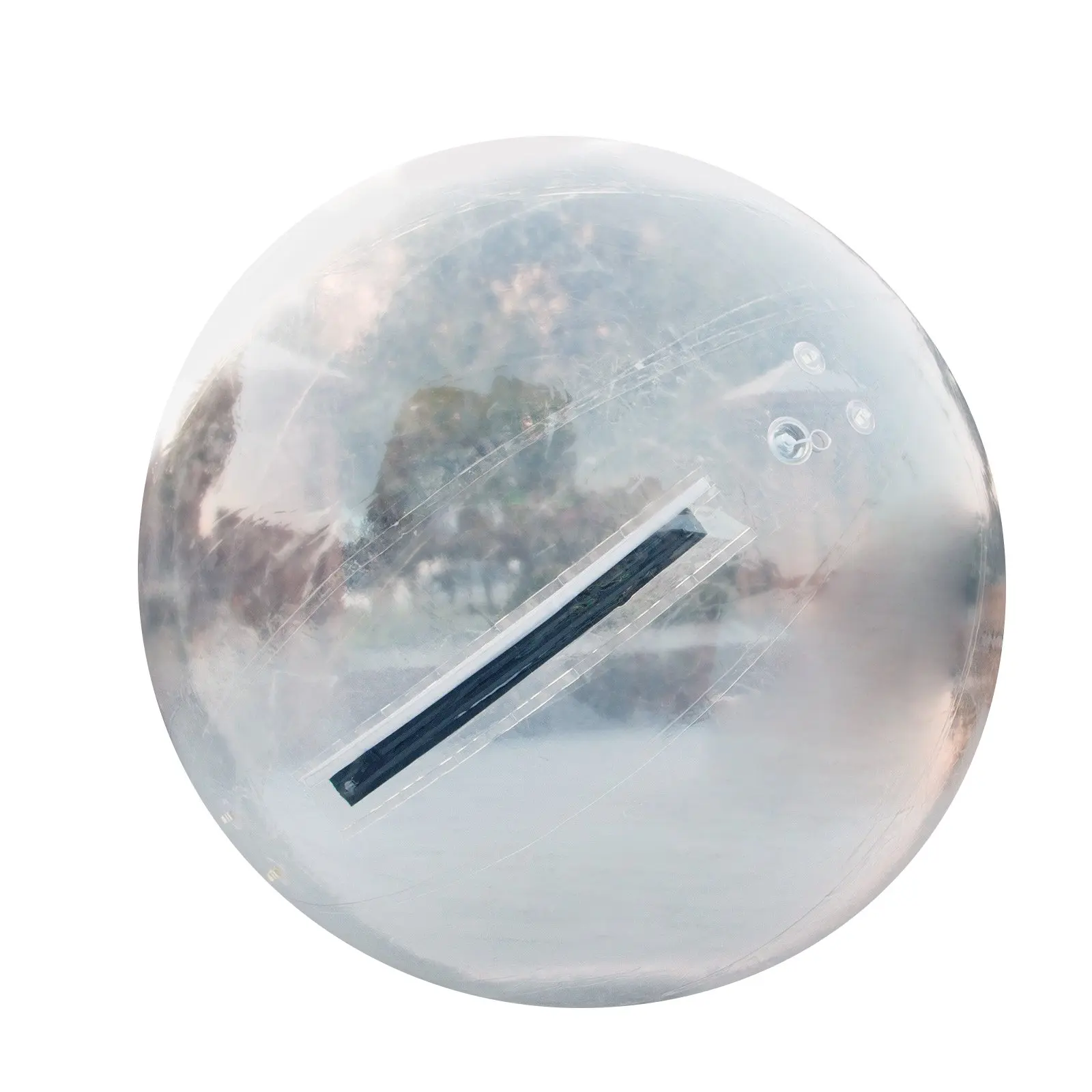 2M PVC Walk-on-Water Inflatable Zorb Ball with Rollable Design, German Zipper, Durable PVC Film Construction, Waterproof Sealant