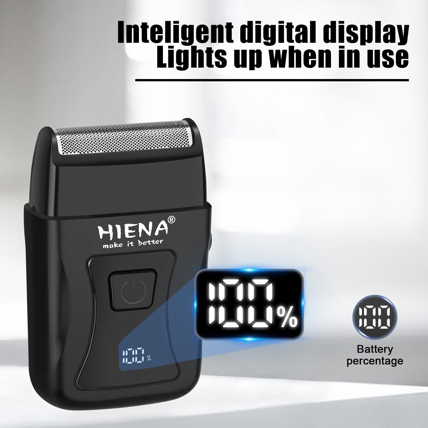 HIENA 4-in-1 Professional Grooming Kit｜Hair Clipper & Beard Trimmer for Styling, Salon Quality for Home or Pro Use. USB Fast Charge, Portable Complete Set