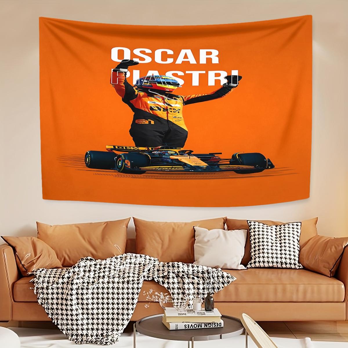 Oscar Piastri connection  Tapestry, Exquisite Patterns, Soft Fabrics, Perfect for Sofa or Bed Decoration, Comfortable Home Decoration, Bohemian Home Decoration