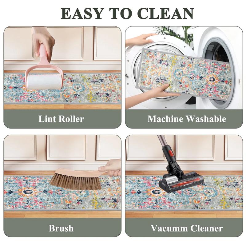 Stair Treads for Wooden Steps Indoor 15 Pack 8" X 30" and Stick Stair Runners Non Slip  Step Treads Reusable Stair Runner Rugs for Dogs