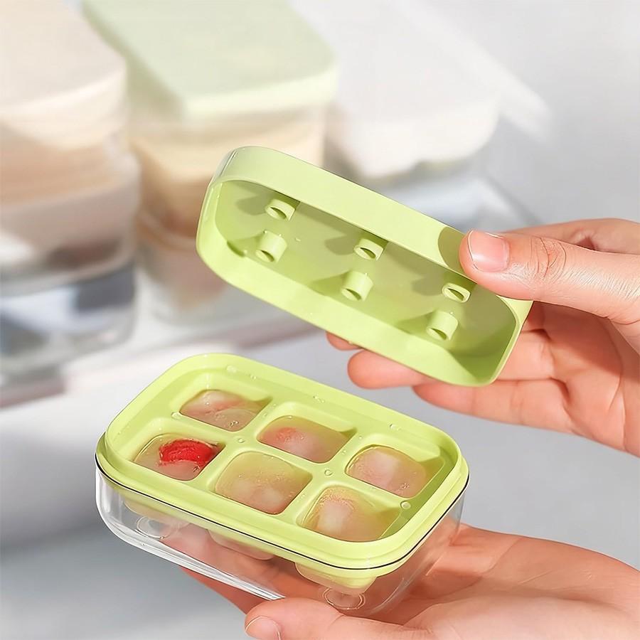 Fast Freeze Ice Cube Tray, BPA-Free Silicone Mold, Rapid Ice Making, Ideal for Party Drinks & Commercial Kitchens