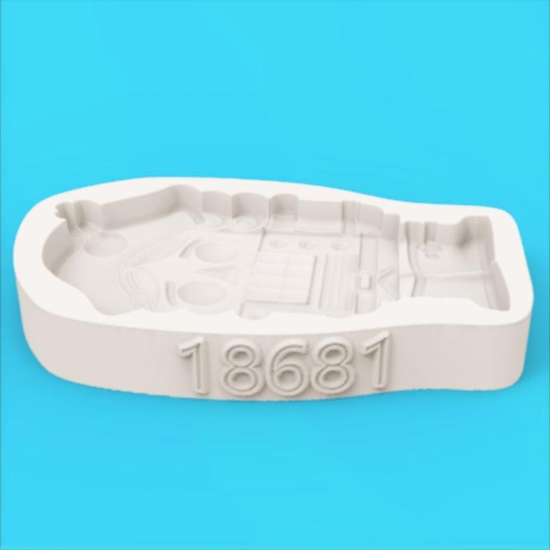 Classic Nutcracker Shape Mold High Precision Holiday Theme Chocolate Fondant Decoration Silicone Mould