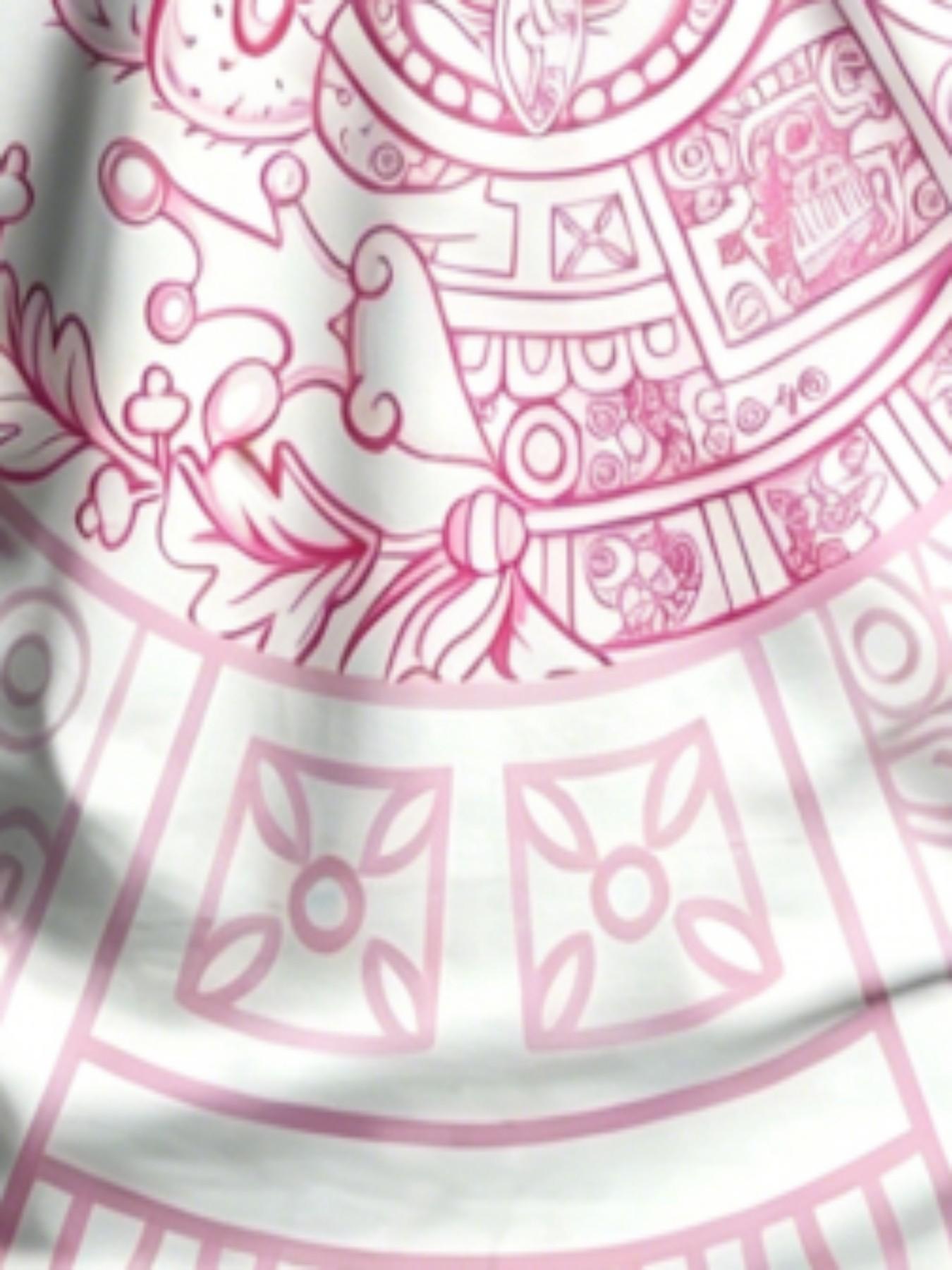 Men's Aztec Sunstone Sport T-Shirt, Mexican Tribal Style Round Neck Short Sleeve Top, Loose-Fit Geometric Pattern, All Seasons