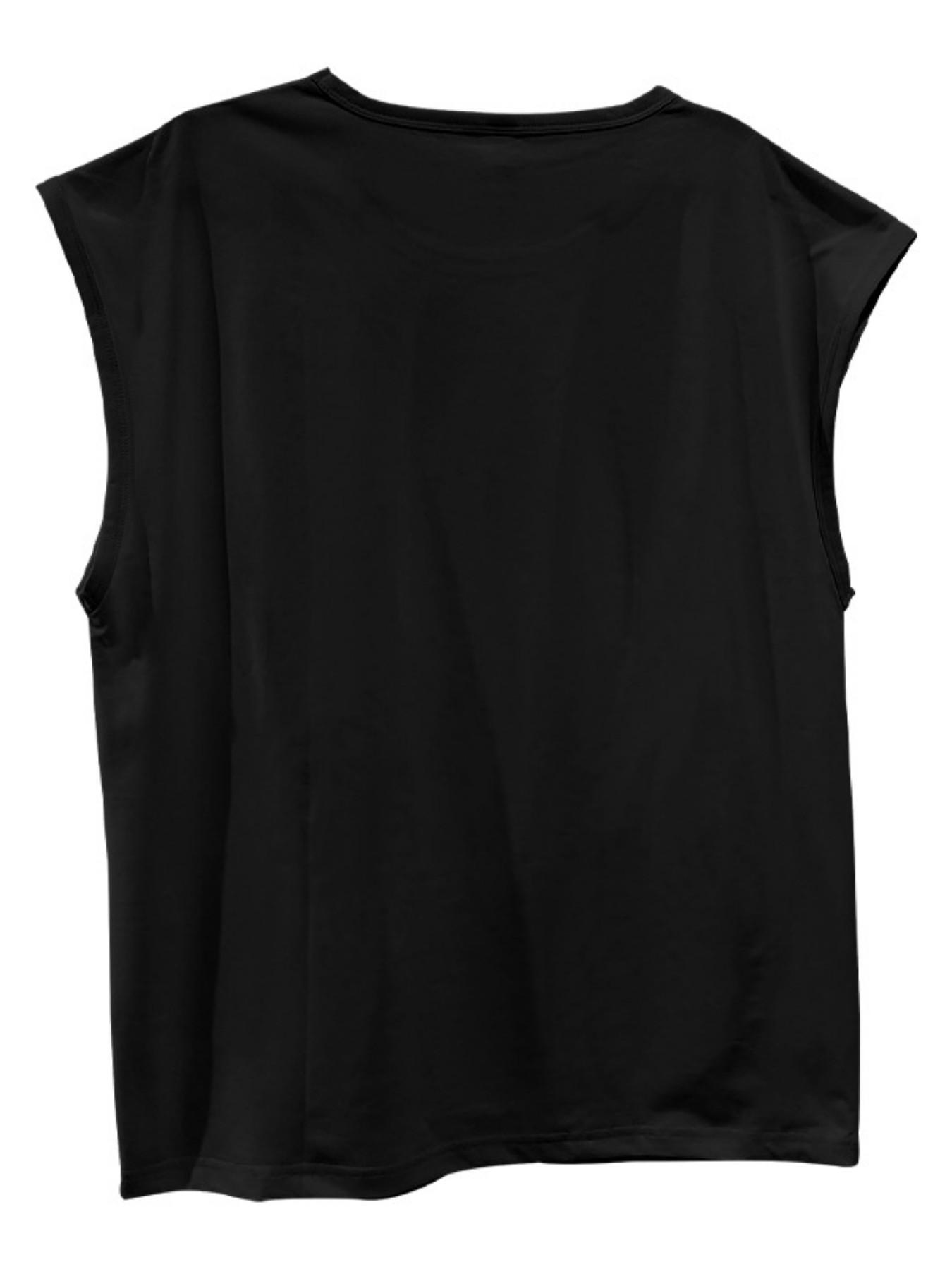 Men's Sleeveless Tank Top, Casual Plain Summer Sports Vest, Loose-Fitting Comfortable Upper Garment, Ideal for Daily Wear