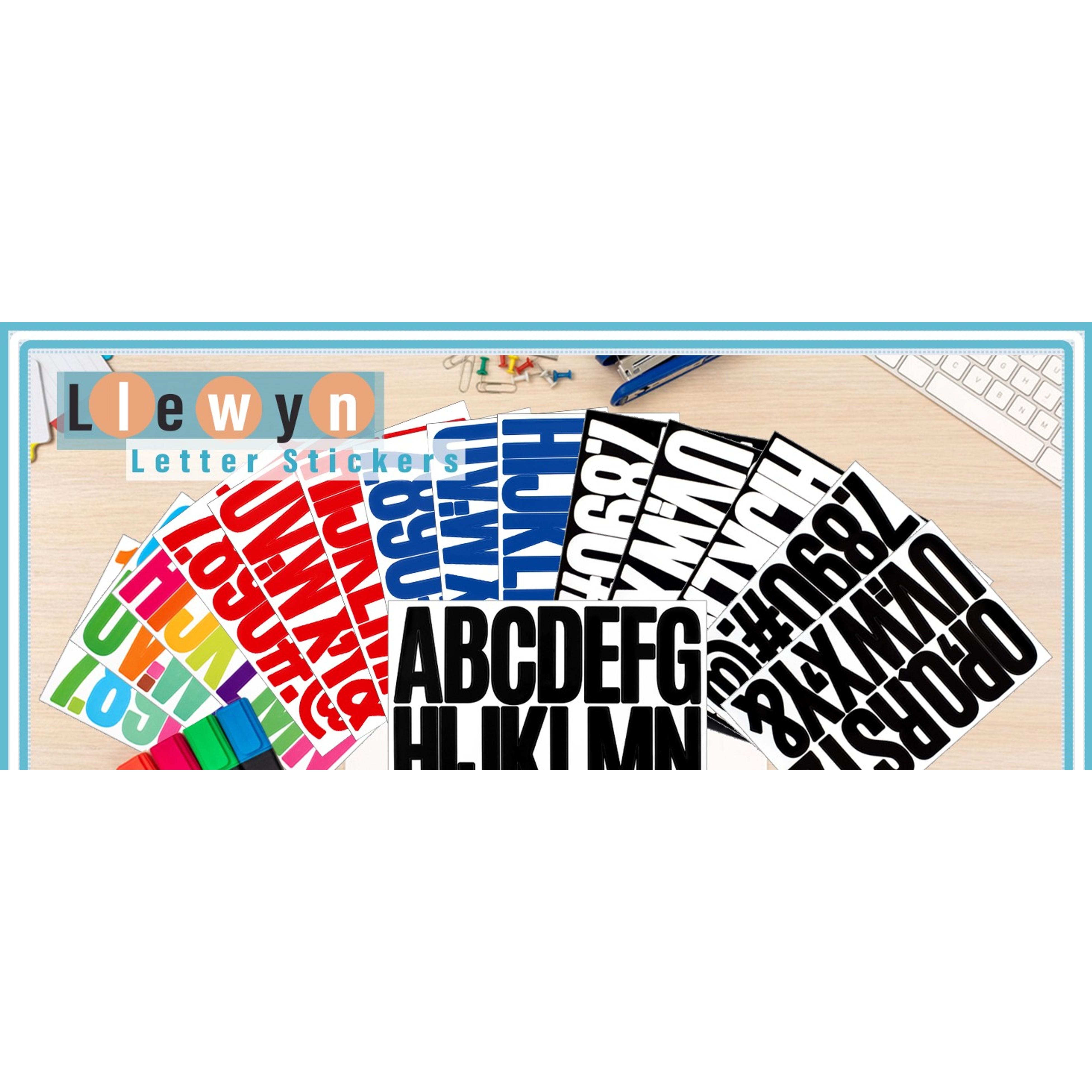 3 Inch Waterproof Vinyl Alphabet Letter Stickers for Mailbox Numbers 3 Inch Waterproof Vinyl Alphabet Letter Stickers for Mailbox Numbers
