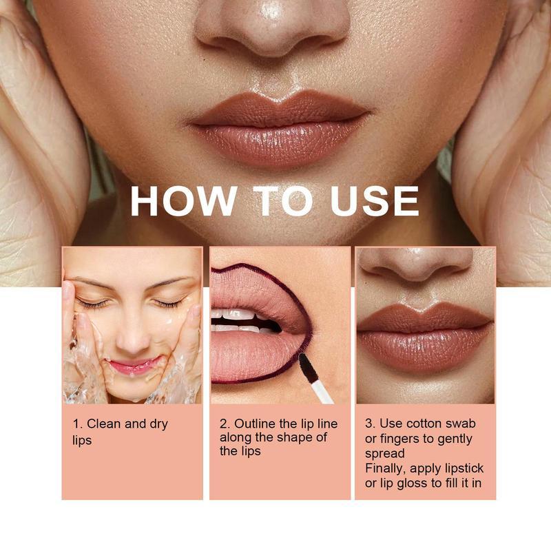 （Free shipping）LIP LINER - Peel-Off Lip Liner  Stain - All Day & Night Lipliner Long-Lasting Moisturizing Lip Stain Peel Off