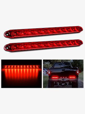 Nilight 2PCS 16Inch 11 LED Red Trailer Light Bar for Park Stop Turn signals Tail Brake Light DOT Compliant IP65 Waterproof Truck Trailer Marker ID Bar Nilight 2PCS 16Inch 11 LED Red Trailer Light Bar for Park Stop Turn signals Tail Brake Light DOT Compliant IP65 Waterproof Truck Trailer Marker ID Bar