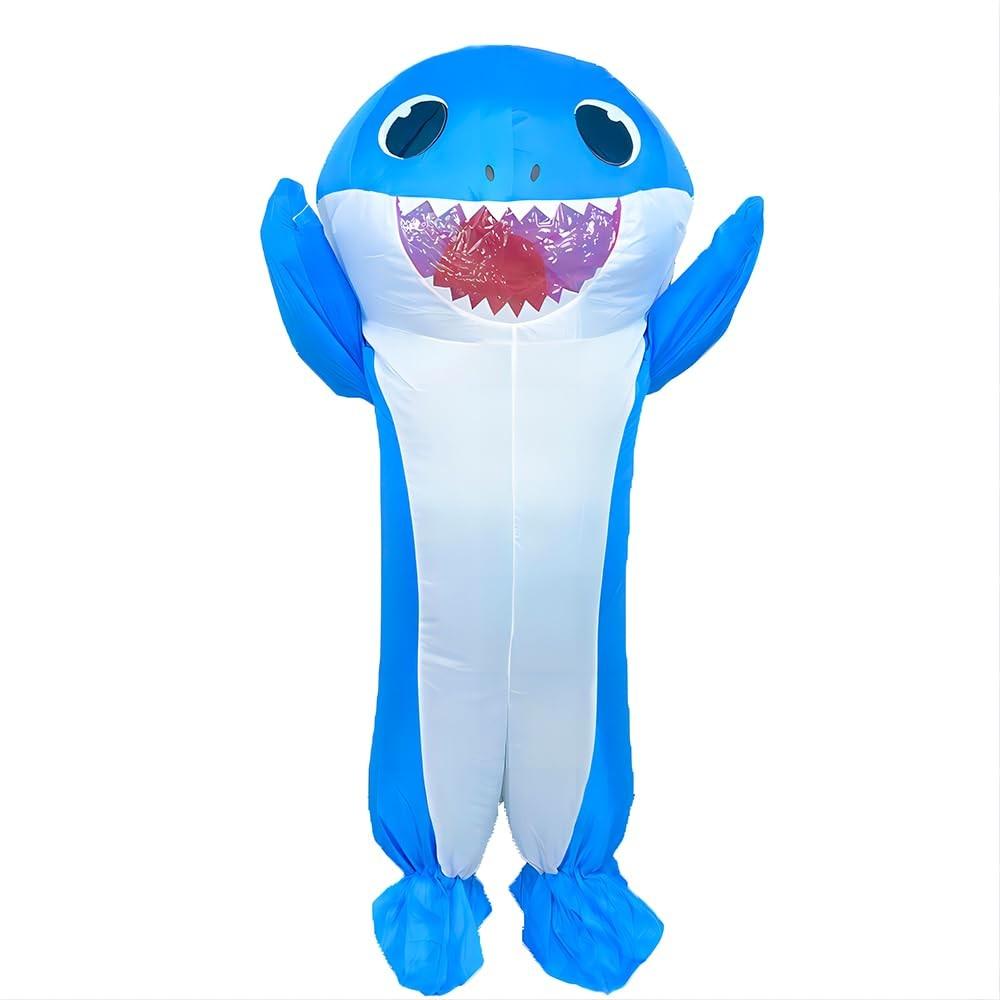Adult Inflatable Shark Costume, Halloween Inflatable Shark, Fun Party Role Play Dress-Up Clothes, Model Dl0157, Party Apparel