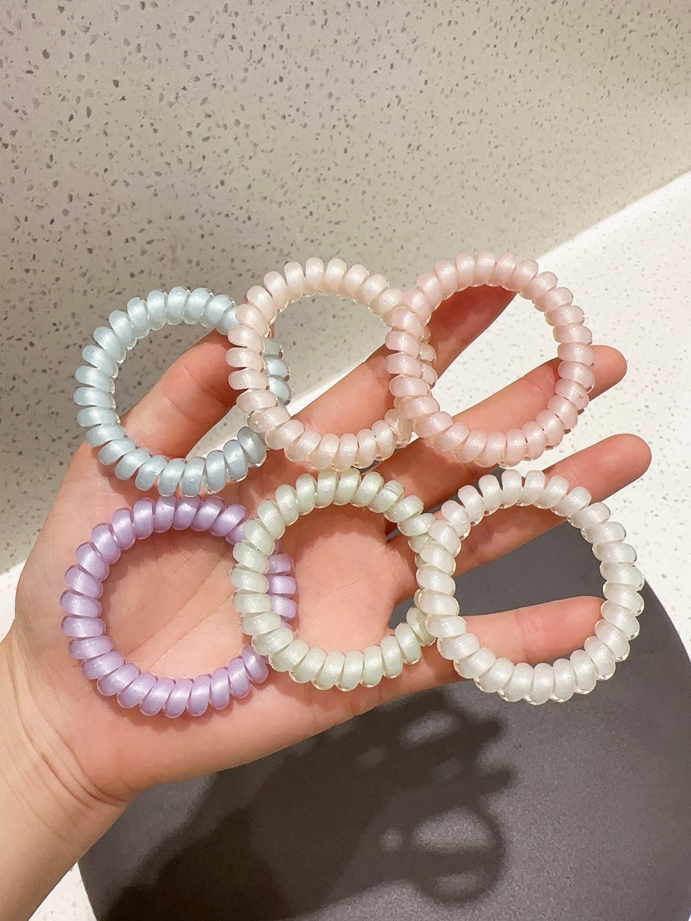 18 Pcs Cute Hair Ties for Women, High Elasticity Durable Ponytail Holders, Simple New Design All-Season Headwear Accessories