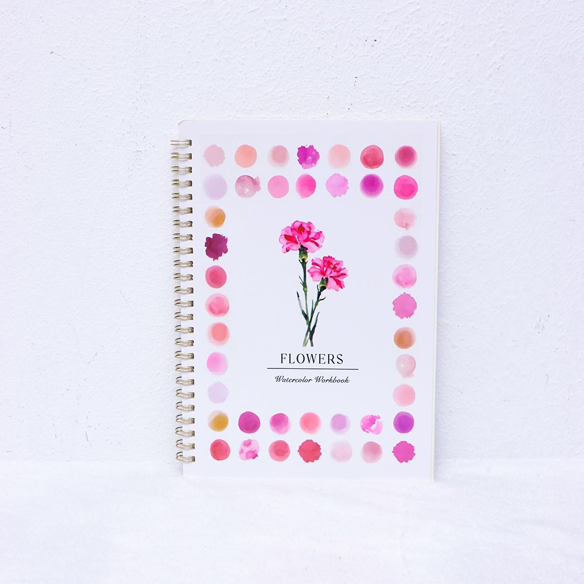 Beautiful Cartoon Watercolor Painting Book, Sketch Paper for Coloring, Water Coloring Books, Easy to Use, Ideal for Art Enthusiasts, Perfect Gift (no Brushes Included)