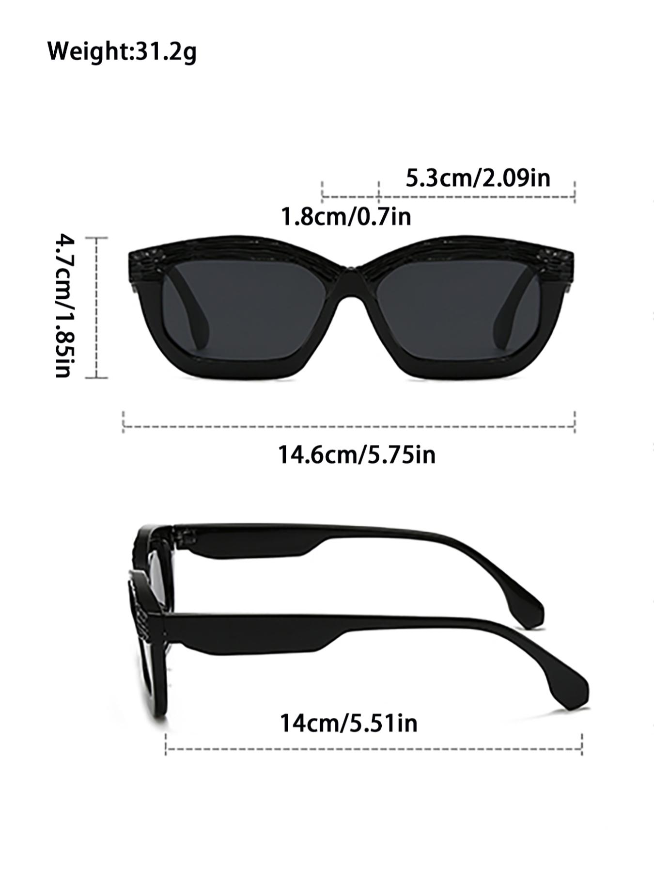 Men's Retro Tortoiseshell Thick Frame Cat Eye Glasses, Unisex Fashion Eyewear, Street Style Essential, European and American Trend