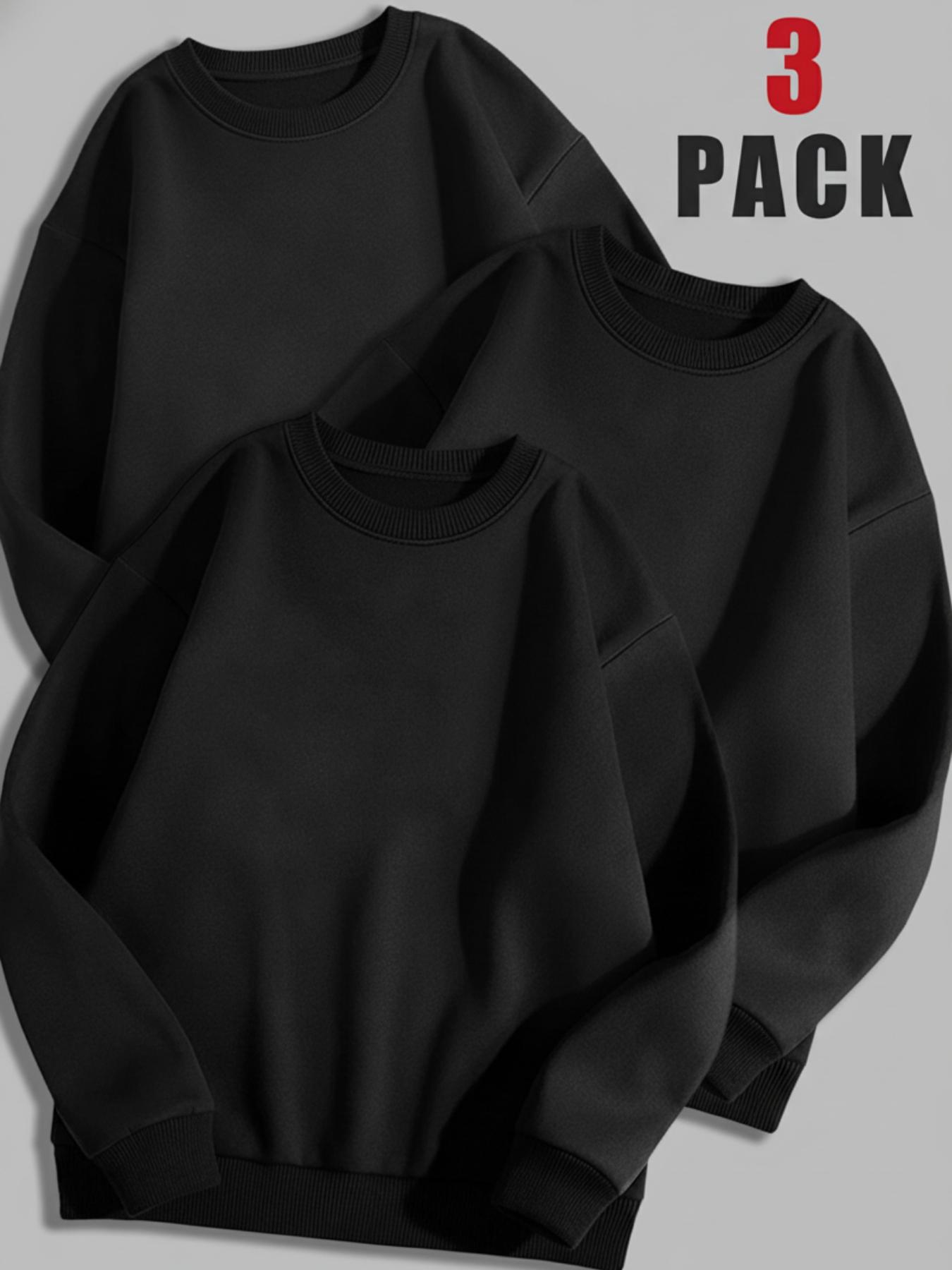 Women's Long Sleeve Pullover Sweater Set, Sweatshirts, Casual Fitted Round Neck Top, Fall & Winter Warm Clothing, Letter Pattern Design