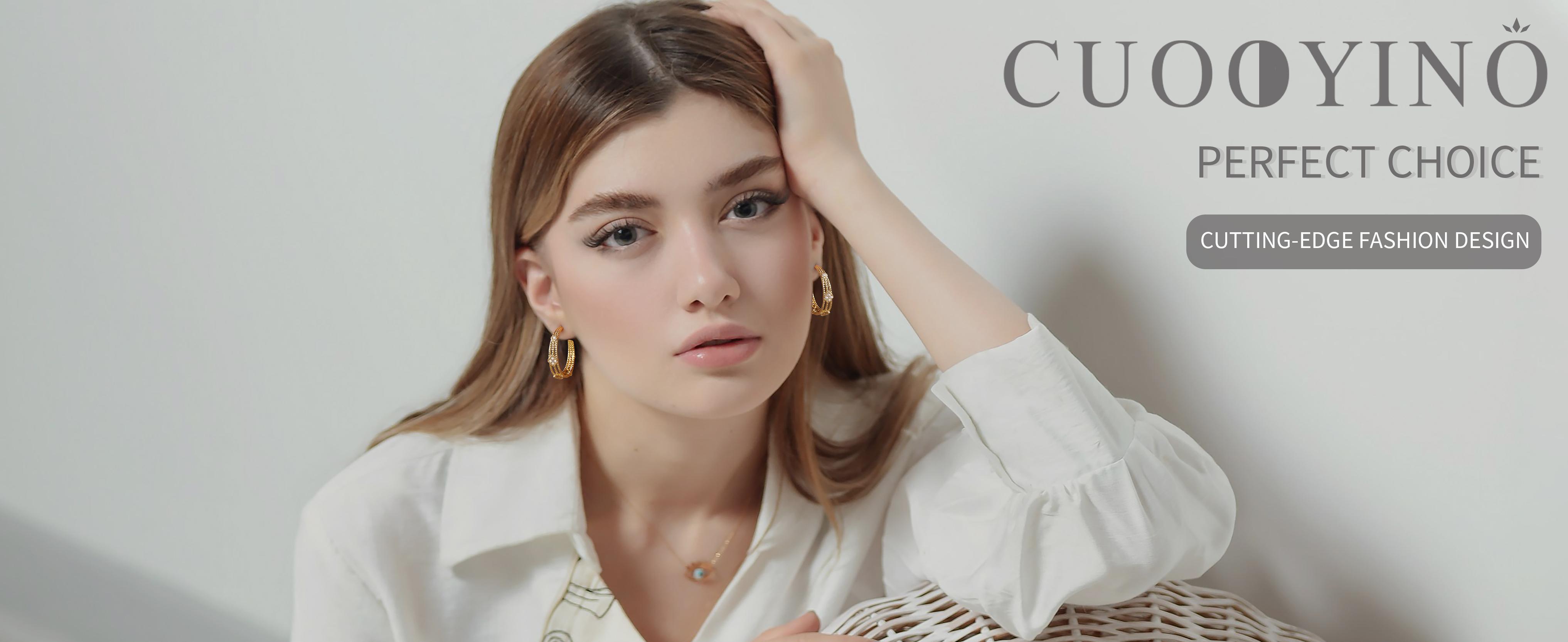 925 Sterling Silver Post Chunky Gold Hoops, CZ Gold Plated Hypoallergenic Stud Earrings for Women Trendy