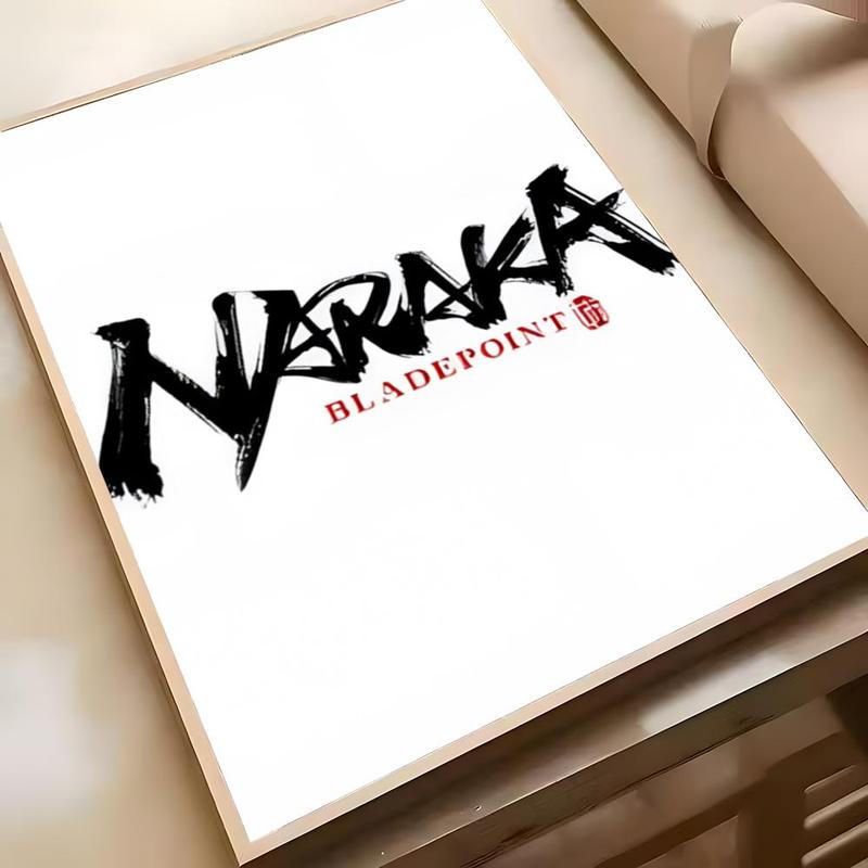 Martial arts Action game N-Naraka Bladepoint Poster Wall Prints for Living Room Bedroom Office Home Decoration Gift decoration for bedroom bar parlor home decor gift fade-Resistant, Non-sticky, vibrant  Anime Movie Wall print poster