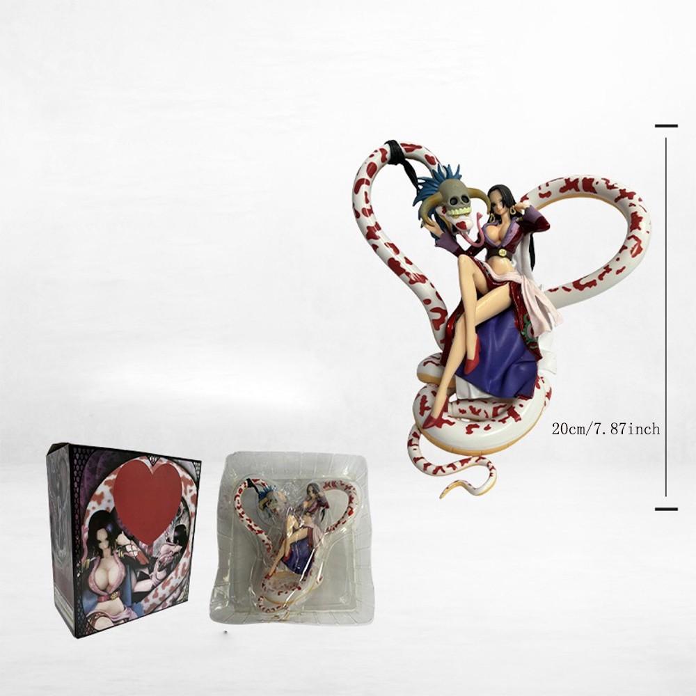 One Piece Boa Hancock Figure! Empress with Snake Form & Gaming Setup Vibe，Unboxing Boa Hancock Statue! Must-Have Collectible for One Piece Fans，Perfect Desk Decor for Anime Lovers, Anime Design, Anime Figures