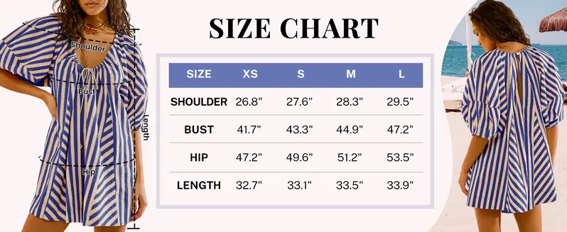 UANEO Womens Striped Romper Casual Loose Puff Sleeve Wide Leg Jumpsuit Overall with Pockets SummerVibes UANEO Womens Striped Romper Casual Loose Puff Sleeve Wide Leg Jumpsuit Overall with Pockets SummerVibes