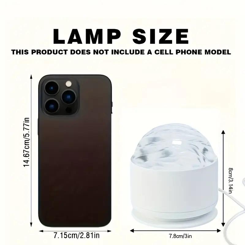 LED Aurora Projection Lamp, 3-In-1 Ambient Light, Atmosphere Light, 16 Dynamic Effects, Adjustable Remote Control, Perfect for Bedroom Party Home Decor