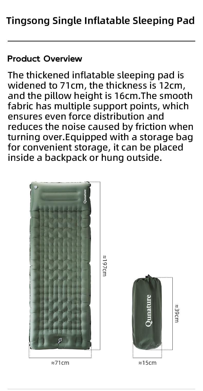Camping Sleeping Pad Ultralight Inflator Camping Mat with Built-in Foot Pump & Pillow, Upgraded Compact Camping Air Mattress for Camping, Backpacking, Hiking Camping Sleeping Pad Ultralight Inflator Camping Mat with Built-in Foot Pump & Pillow, Upgraded Compact Camping Air Mattress for Camping, Backpacking, Hiking