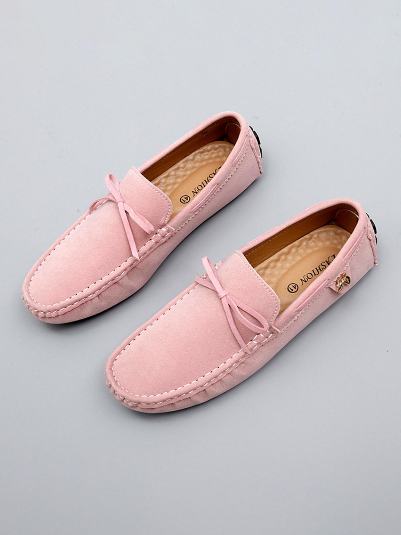 Men's Slip-On Loafers with Decorative Metal Hardware, Flexible Sole, Perfect for Party & Streetwear, Trendy Durable Shoes