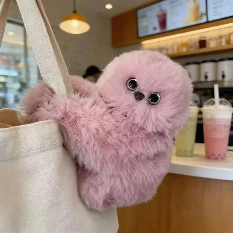 In Stock Mirumi Interactive Robot Bag Charm Plush Toy With Touch Sound Sensors Head Nodding Tilting Rechargeable