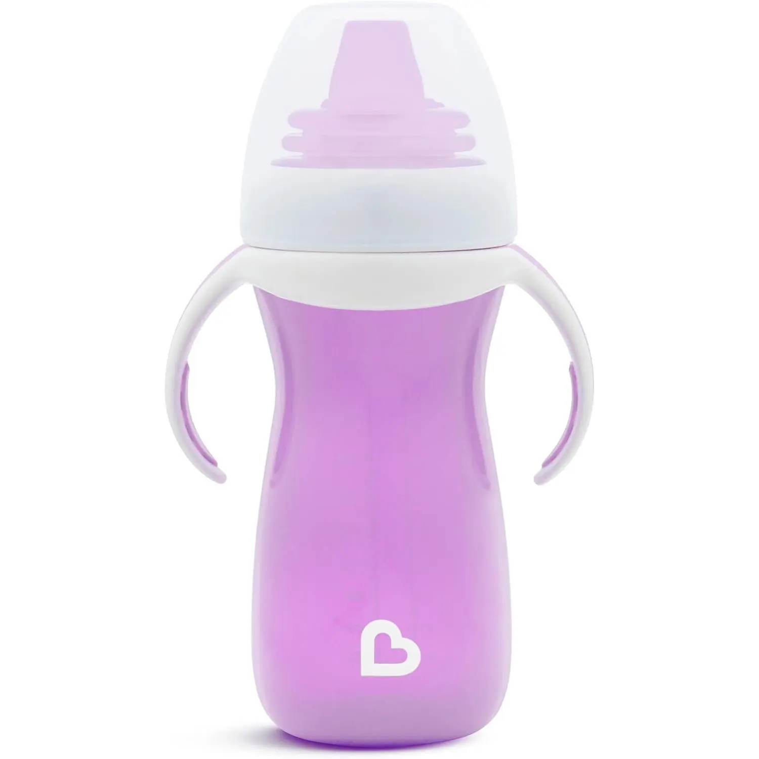 Munchkin Gentle Transition Baby Sippy Cup, Baby's First Sippy - Helps Babies & Toddlers Transitioning from Bottles to Cups, Spill Proof, 9 Months & Up, 10 Ounce, Purple