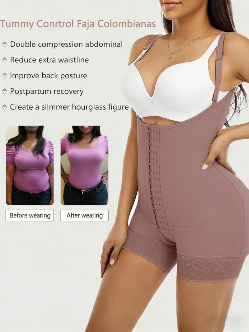 SY Fajas 1 Count Colombianas Shapewear for Women, Tummy Control Full Shapewear Butt Lifter with Open Crotch, Women's Body Shaper with 4 Hook &Eye Adjustable, Create Charming Body Curves, Waist Trainer, Suitable For Daily Wear Or Sports SY Fajas 1 Count Colombianas Shapewear for Women, Tummy Control Full Shapewear Butt Lifter with Open Crotch, Women's Body Shaper with 4 Hook &Eye Adjustable, Create Charming Body Curves, Waist Trainer, Suitable For Daily Wear Or Sports