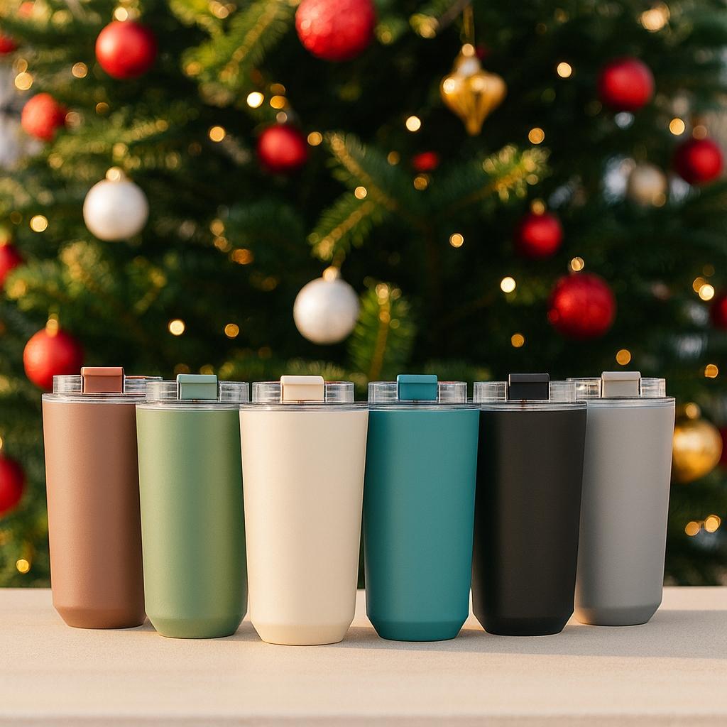 1Pc 15oz Double Wall Stainless Steel Vacuum Insulated Mug, Tumbler with Lid, Matte Finish Thermal Cup, Keep Hot 6H/Cold 12H, Compact Leak-Proof Insulated Cup for Coffee Tea, Great for Office/Commute/Travel/Home Use, Unique Gift, Minimalist Style