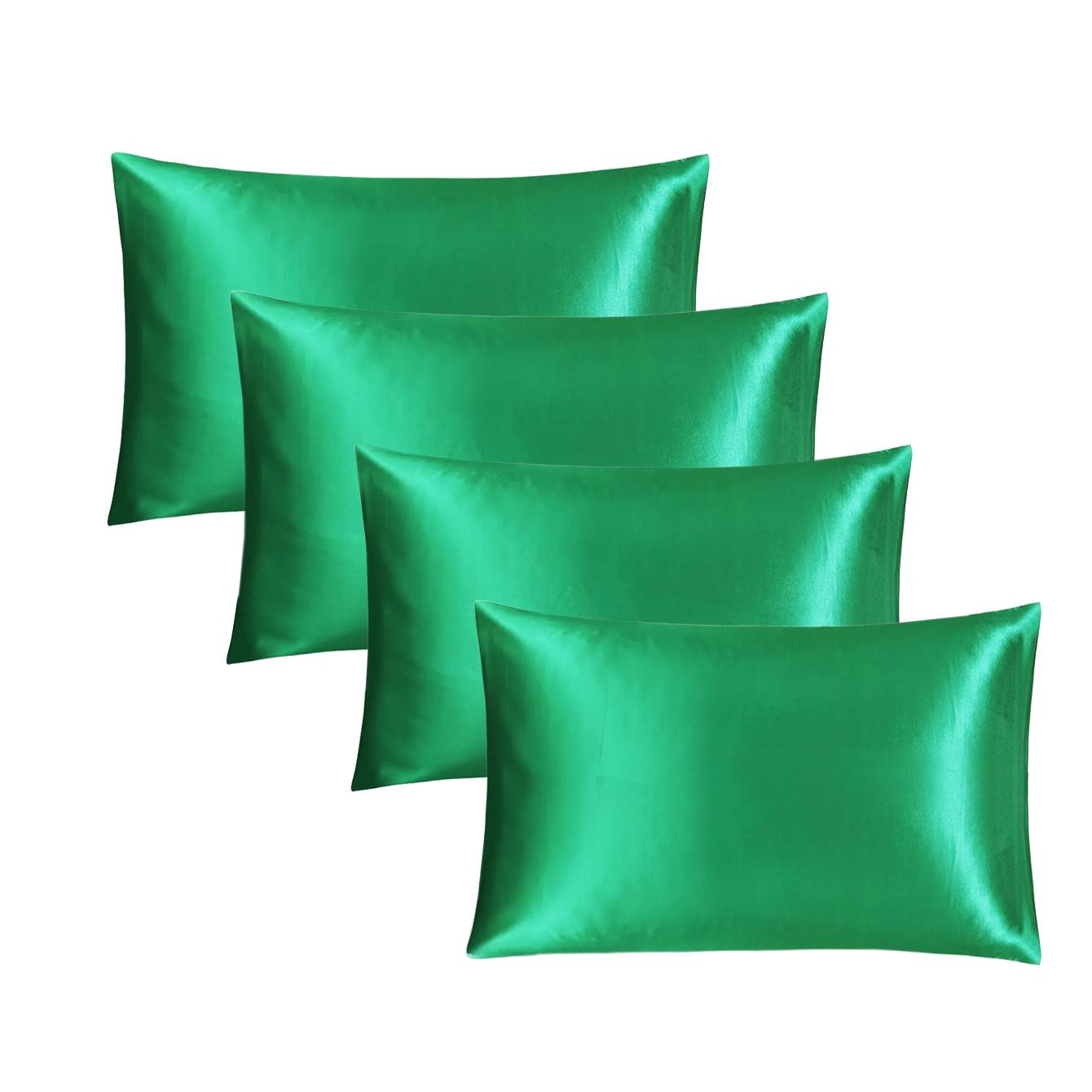 Luxury Satin Pillowcase for Hair & Skin, Cooling Silky Smooth Pillow Cover, Wrinkle-Free & Breathable, All-Season Comfort for Better Sleep, Bedroom & Travel Essentials, Great Gift for Women Men Teens