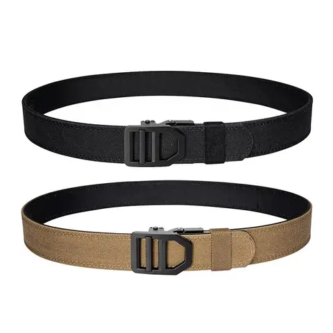 Men's Adjustable Ratchet Belt - 1.5 in 1000D Nylon Tactical Belt, Heavy-Duty Quick-Release Metal Automatic Buckle, 31-41" Waist, Allows for Tools, for Sports Weight Training Daily Use