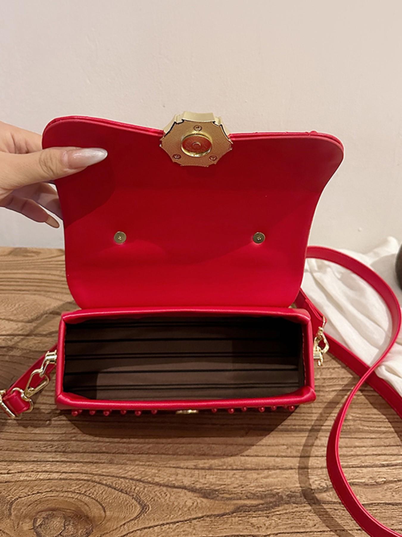 Elegant Single Shoulder Crossbody Handbag, Pure Color High-End Women's Bag, Stylish and Fashionable, Perfect for Daily Use