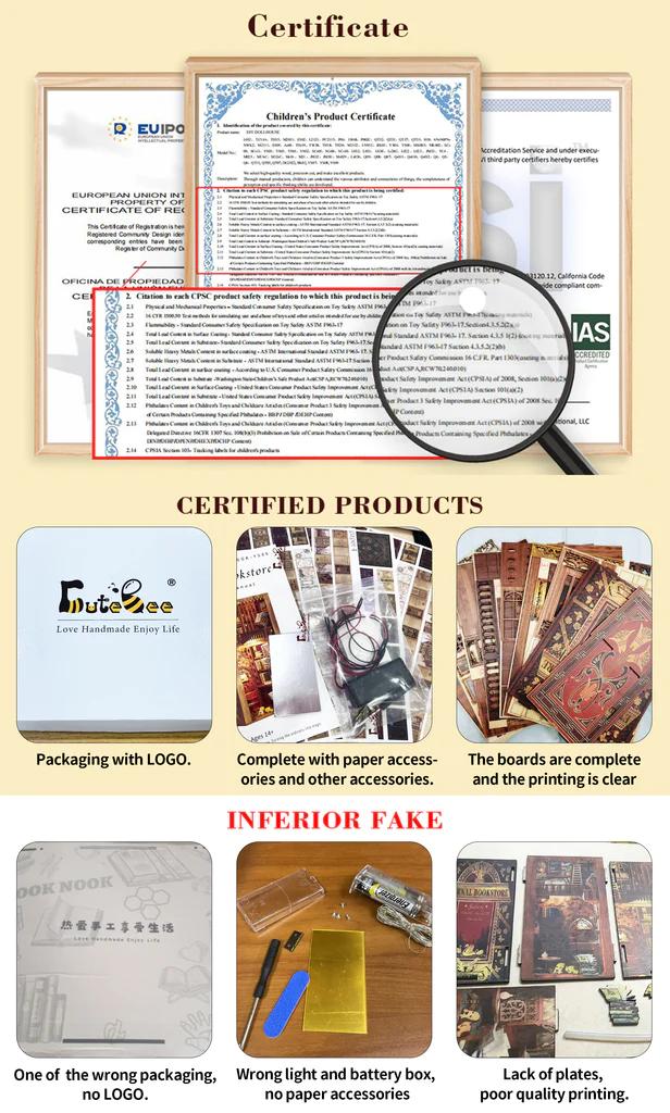 CUTEBEE DIY 3D Book Nook Kit Su Dongpo’s Life – Wooden Miniature House with LED Light, Handmade Ancient Chinese Landscape Decor | Holiday, Christmas and Black Friday Gift CUTEBEE DIY 3D Book Nook Kit Su Dongpo’s Life – Wooden Miniature House with LED Light, Handmade Ancient Chinese Landscape Decor | Holiday, Christmas and Black Friday Gift