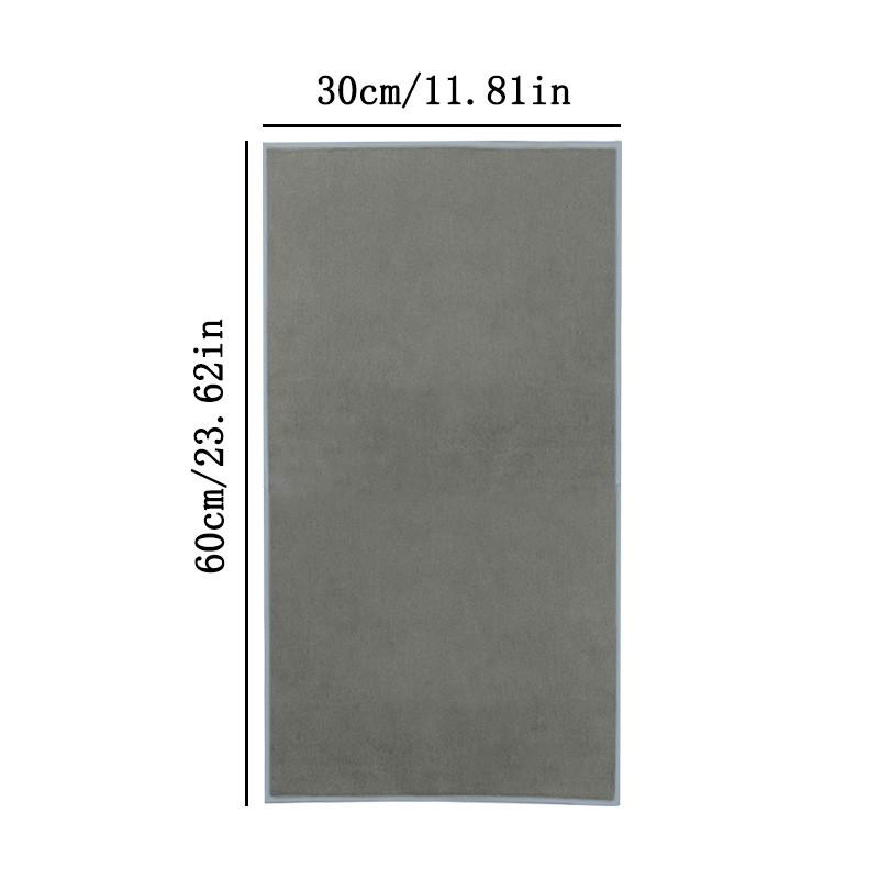 1pc Car Suede Fleece Microfiber Wash Towel, Water Sucking for Toyota Models, Accessories for Gr Rav4, Crown, Hilux, Fortuner, Corolla, Se, Camry, Yaris, Land Cruiser, Prado, Venza