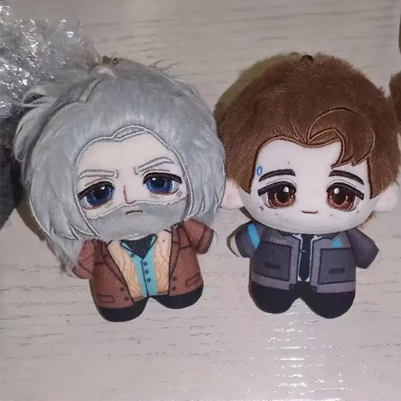 RK800 Hank Anderson Plush Doll 10cm Printed Connor Stuffed Toy Pendant Plusie Dolls Present XMAS Collect Gift