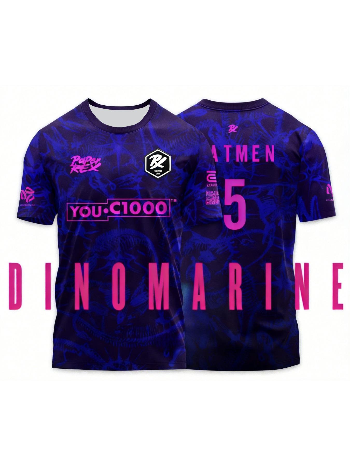 Paper Rex 2026/27 Team Shirt VCT Gaming Esports Club PRX Uniform Men's Fashion 3D Printed Short Sleeve T-shirt