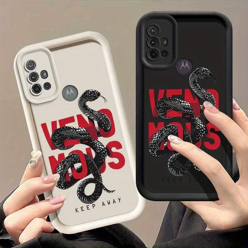 1 Piece Scarlet Python G10 Silicone Shockproof Cover For Moto G10 - Ideal For Entertainment