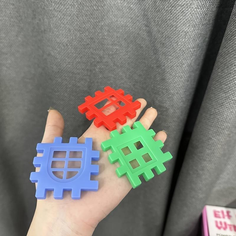 Building Blocks Set (48 Pieces) with 15 Window Parts, Educational Large ...