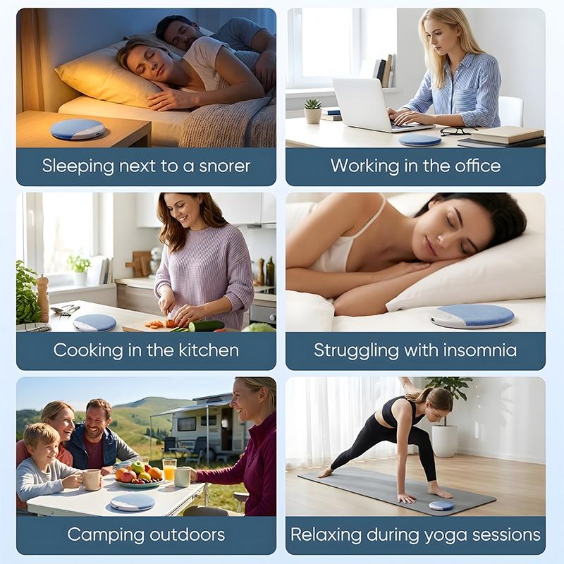 2026 New Flat Under Pillow Speakers for Sleeping, Bone Conduction Pillows Speaker Bluetooth, Private Ultra-Thin Aid with White Noise Timer, Mini Portable Slim Wireless Bedside Speak