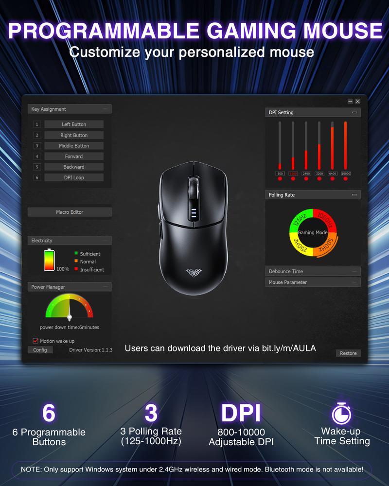 AULA F75 Pro Wireless Gaming Keyboard and Mouse Combo Wireless Mechanical Keyboard 75 percent +SC580 Wireless Gaming Mouse Black rgb backlit keyboard volume knob creamy budget keyboard computer gaming accessory boyfriend gift wireless mouse keyboard set