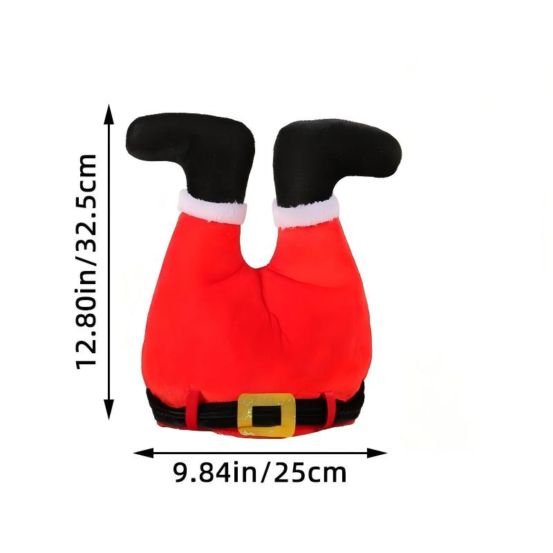 Christmas Creative Leg Hat, Party Decoration Hat, Yeti Hat, Christmas Hat, Festive Accessory, Perfect for Holiday Celebrations