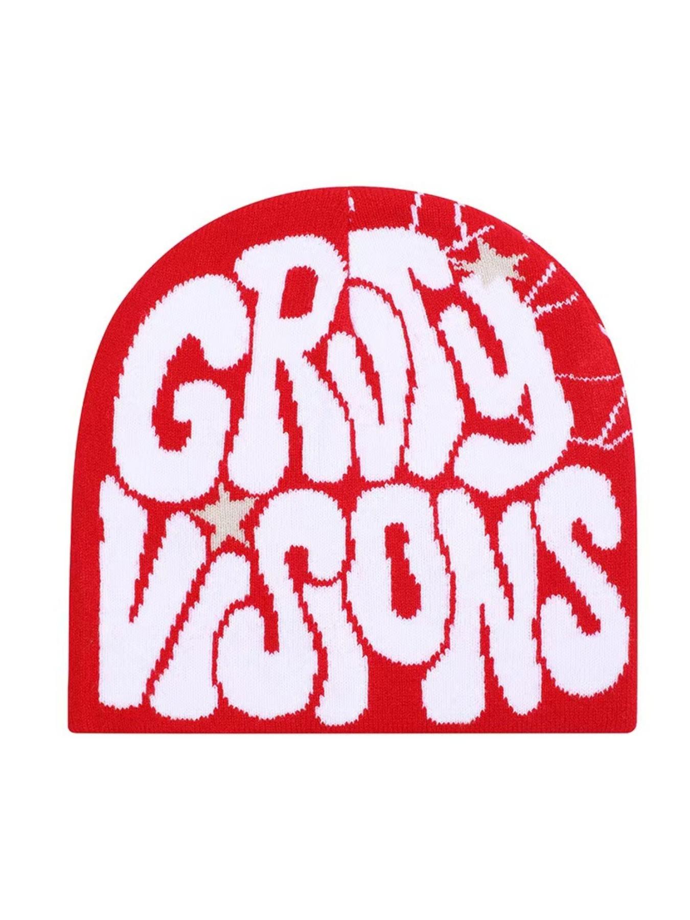 Latest Fall Winter Best-Selling Knit Hat, Warm Fitted Letter Hip-Hop Streetwear Beanie, Fashionable Crochet Design