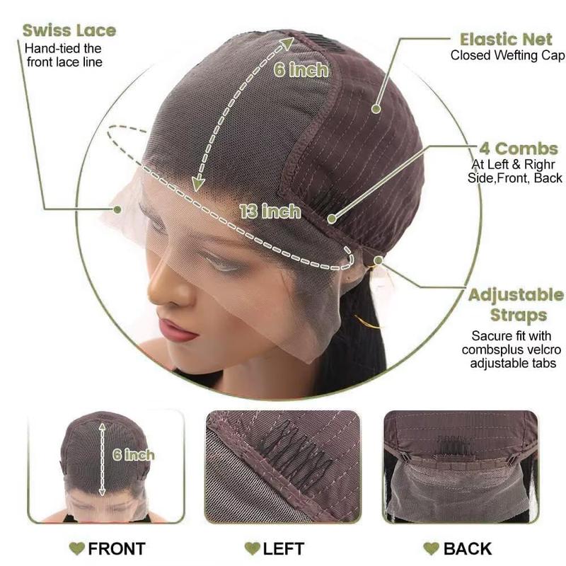 【Outlet Flash Deals】VIPbeauty Deep Wave Lace Front Wigs Human Hair 200 Density 13x4/13x6/5x5 HD Lace Frontal Wigs Human Hair Pre Plucked Straight/Body Wave/ Curly Wave Glueless Wigs Human Hair for Women Natural Black