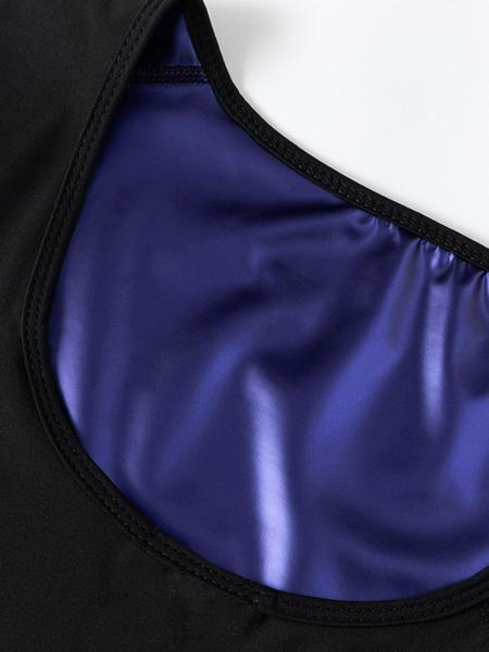 Sauna Sweat Suits Shirt Waist Trainer for Men, Compression Vest for Workout and Gym, Short Sleeve Sweat Enhancer for All Seasons, Sports Sauna Top