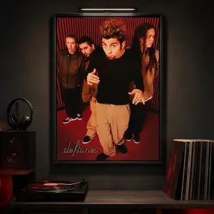 POSTER : MUSIC: DEFTONES  - ALL 4 POSED  -  FULL SIZE ! retro band poster album artwork poster music themed poster Vintage Concert Reprint Poster music lover