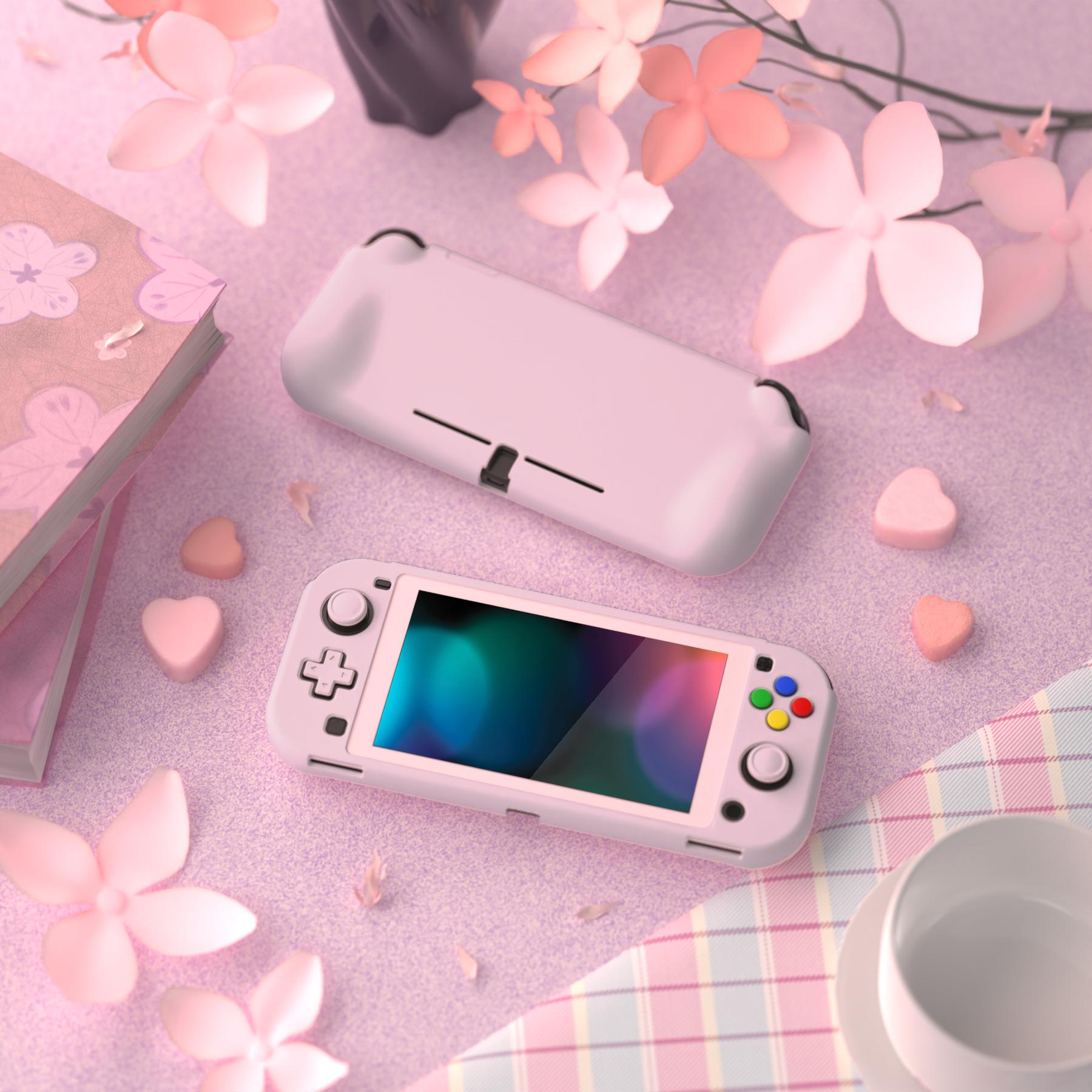 PlayVital ZealProtect Protective Case for Nintendo Switch Lite, Hard Shell Grip Cover for Nintendo Switch Lite with Screen Protector & Thumb Grip Caps & Button Caps - Gaming Accessories PlayVital ZealProtect Protective Case for Nintendo Switch Lite, Hard Shell Grip Cover for Nintendo Switch Lite with Screen Protector & Thumb Grip Caps & Button Caps - Gaming Accessories