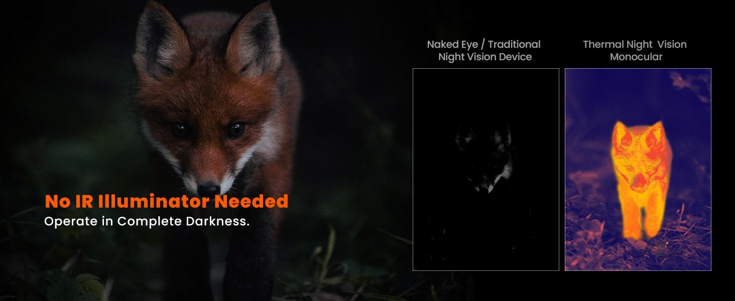 MiLESEEY TNV10 PRO Thermal Monocular 320x240 13mm 1000 Yards 50 Hz Aircraft Mg-Al Alloy Night Vision Handheld Imaging 4X Zoom Video Recording UHD Mode Outdoor Wildlife Hunting Gift,Christmas gift for man